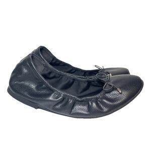MIA Black Leather Ballet Flats Size 8.5 Comfortable